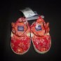 NWT Koala Baby Girls Red Floral Sandals Crib Shoes 6-12 Months