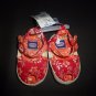 NWT Koala Baby Girls Red Floral Sandals Crib Shoes 6-12 Months