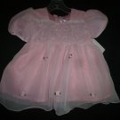 NWT Boutique Baby Girl's Original's Short Sleeve Pink Princess Party Dress 24 M