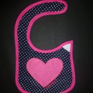 NEW Carter's Daddy's Girl Heart Water Resistant Baby Teething Drool Bib