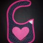 NEW Carter's Daddy's Girl Heart Water Resistant Baby Teething Drool Bib