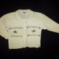 OshKosh Girls White Button Down Knitted Cardigan Sweater Size 3T