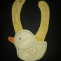 NEW Carter's Duck Yellow Terry Cloth Teething Unisex Baby Bib