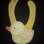 NEW Carter's Duck Yellow Terry Cloth Teething Unisex Baby Bib