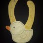 NEW Carter's Duck Yellow Terry Cloth Teething Unisex Baby Bib