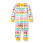 NWT The Children's Place Girls "Awesome" Romper Stretchie Sleeper Pajamas 2T