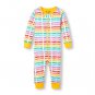 NWT The Children's Place Girls "Awesome" Romper Stretchie Sleeper Pajamas 2T