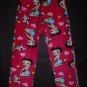 Betty Boop Junior Women's Pink Fleece Pajamas Pants Size Medium