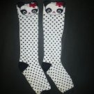 Gymboree Holiday Panda Girls Knee Socks 3-4 years
