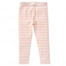 NWT Crazy 8 Toddler Girls Pink Striped Leggings Size 5T