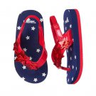 NWT Gymboree Red White & Cute 4th of July Toddler Girls Flip Flop Sandals 7-8