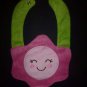 NEW Carter's Pink Flower Baby Girl Terry Cloth Teething Drool Bib