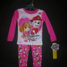 NWT Paw Patrol Toddler Girls 2 Pc Pink Cotton Pajamas Set 5T
