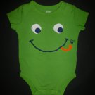 Carters Baby Boy Green Frog Short Sleeve Bodysuit 6 Months