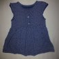 Carter's Baby Girls Sleeveless Blue Floral Romper Dress 24 Months