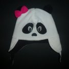 Baby Girl The Children's Place Panda Fleece Hat Size 6-12 Months