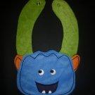 NEW Carter's Blue Monster Baby Boys Terry Cloth Teething Drool Bib
