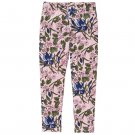 NWT Crazy 8 Girls Pink Floral Leggings Small 5-6