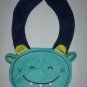 NEW Carter's Monster Baby Boys Green Terry Cloth Teething Drool Bib