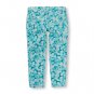 NWT The Children's Place Girls Blue Floral Print Jeggings Pants Size 5
