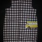 Carters Baby Boy Plaid Brown Surf Van Sleeveless Button Down Romper 6 Months