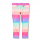 NWT The Children's Place Girls Rainbow Dye Jeggings Pants Size 5