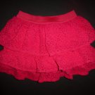 The Children's Place Girls Pink Lace Eyelet Ruffle Tutu Skirt 3T