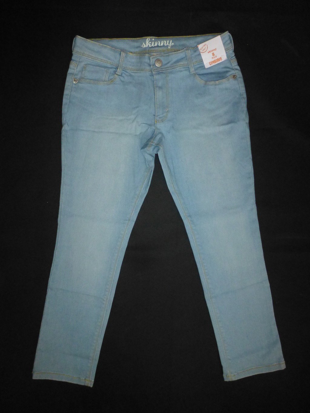 NWT Gymboree Girls Light Blue Skinny Jeans Size 8 Plus