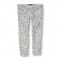 NWT The Children's Place Girls Leopard Animal Print Gray Jeggings Pants Size 8