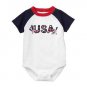 NWT Gymboree Red, White & Cute Baby Boy 4th of July USA Bodysuit 6-12 Months