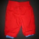 NWT Baby Gap Boys Red Blue Lined Pants 3-6 Months