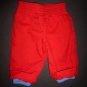 NWT Baby Gap Boys Red Blue Lined Pants 3-6 Months