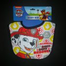 NWT Nickelodeon Paw Patrol Marshall Terry Cloth Baby Teething Bib