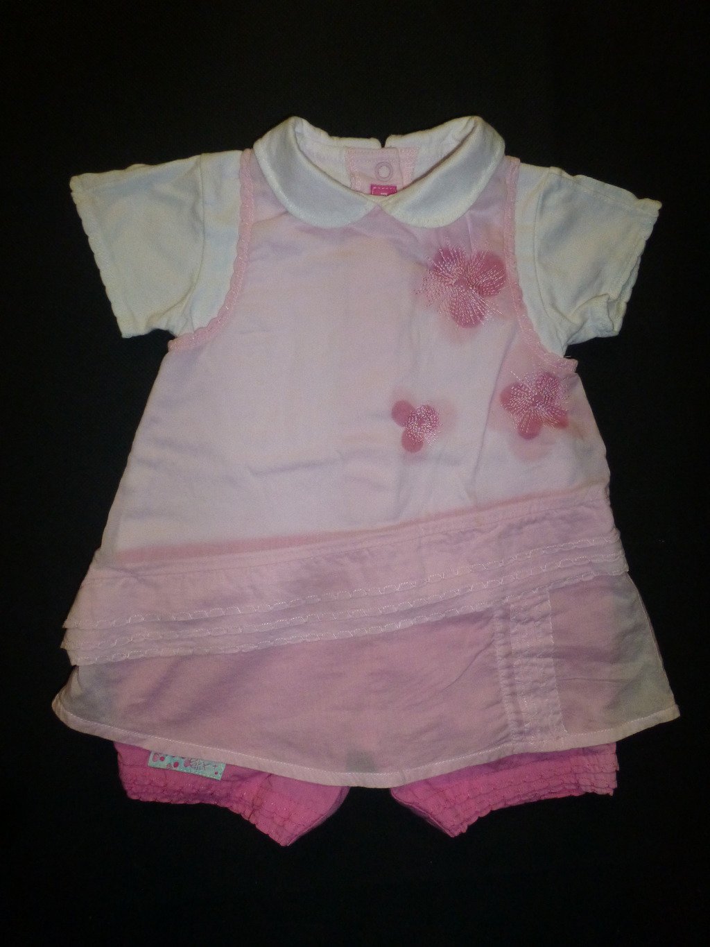 Marese Chasing Fireflies Boutique Baby Girls Short Sleeve Romper Sunsuit 3 M