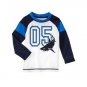 NWT Gymboree White Shark Baby Boys Long Sleeve Rash Guard Swim Shirt 6-12 Months