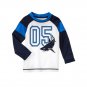 NWT Gymboree White Shark Baby Boys Long Sleeve Rash Guard Swim Shirt 6-12 Months