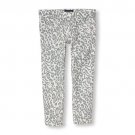 NWT The Children's Place Girls Leopard Animal Print Gray Jeggings Pants Size 6