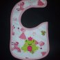 NEW Carter's Princess Frog Baby Girl Water Resistant Teething Drool Bib