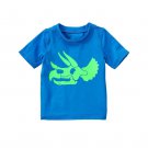 NWT CRAZY 8 Boys Dinosaur Rash Guard Shirt Geo Stripe Swim Trunks 18-24 M
