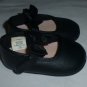 Faded Glory Baby Girls Black Bow Mary Jane Crib Shoes Size 1