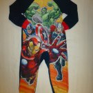 Marvel Avengers Boys Fleece Sleeper Blanket Pajamas Size XS 4/5