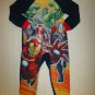 Marvel Avengers Boys Fleece Sleeper Blanket Pajamas Size XS 4/5