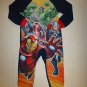 Marvel Avengers Boys Fleece Sleeper Blanket Pajamas Size XS 4/5