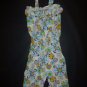Silly Sissy Baby Girl Floral Sleeveless Romper Sunsuit 2T