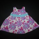 Koala Baby Girls Purple Floral Sleeveless Dress 12 Months