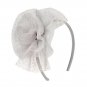 NWT Gymboree Snowflake Fun Girls Silver Dot Tulle Hair Headband