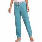 I. Appel Womens Turquoise Teal Reversible Sleep Pajamas Lounge Sweat Pants Small