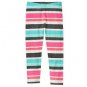 NWT Gymboree Enchanted Winter Mint Stripe Girls Leggings Medium 7/8