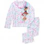 NWT Paw Patrol Girls 2 Pc Fleece Button Down Pajamas Set 4/5
