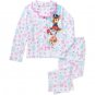 NWT Paw Patrol Girls 2 Pc Fleece Button Down Pajamas Set 4/5